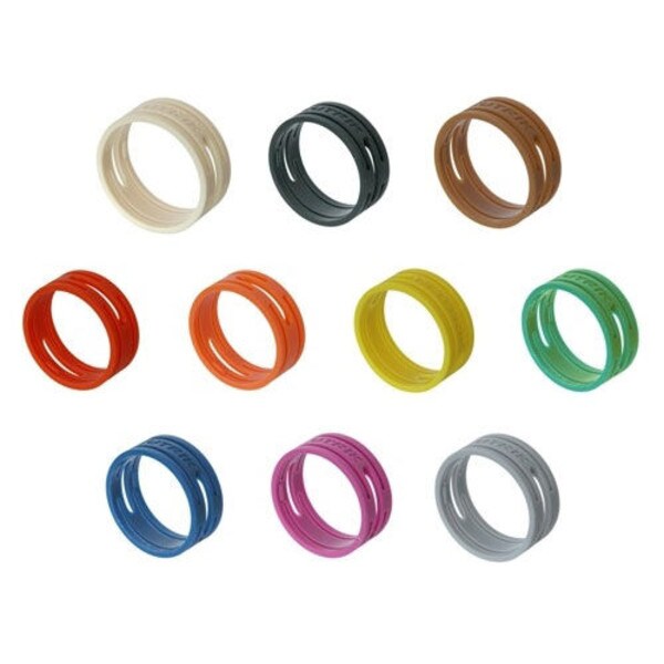 Main product image for Neutrik XXR-8 XX Series Color Coding Ring Grey 092-2270